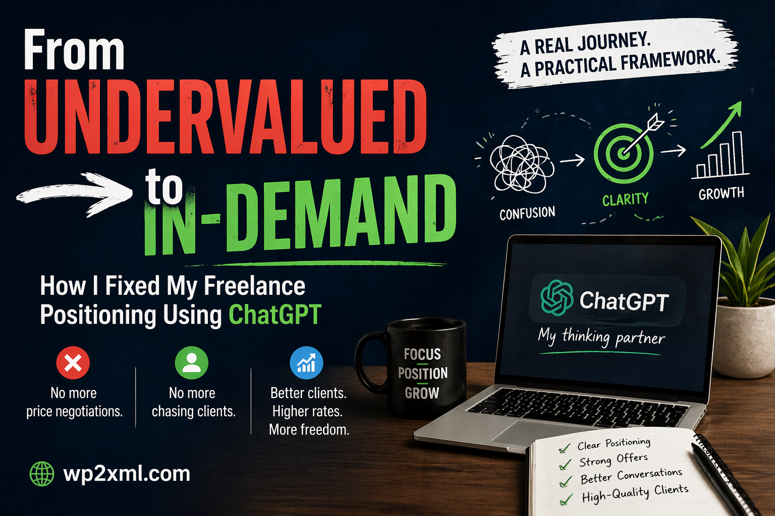 From Undervalued to In-Demand: How I Fixed My Freelance Positioning Using ChatGPT